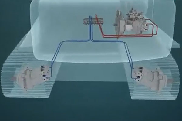 Reveal kaivinkoneen hydraulipumppu, pääohjausventtiili, matkamoottori!