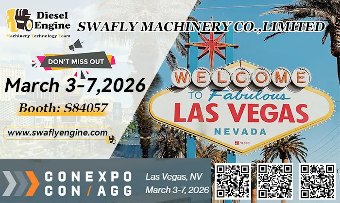 Kutsu SWAFLY MACHINERY -tapahtumaan CONEXPO-CON/AGG 2026 (Las Vegas)
