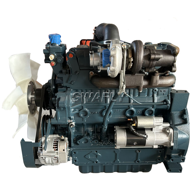 Kubota V3800DI-T-E3B-CFL-1 -moottori ASSY 1J412-19000